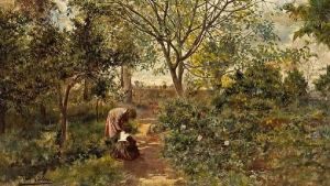 Children In A Garden by Tova Villaha