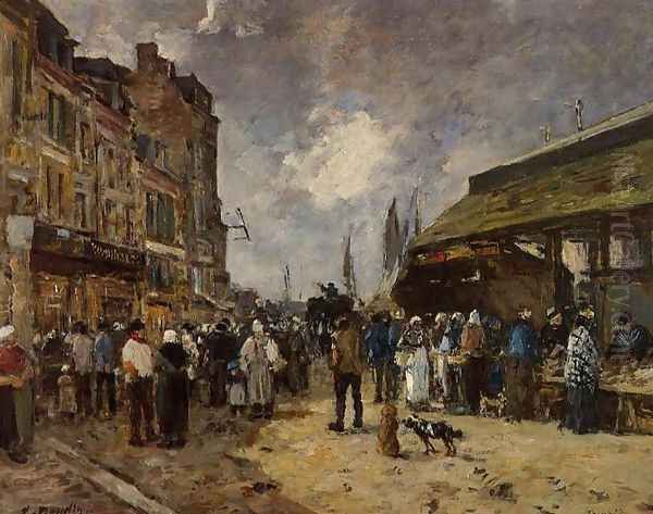 Trouville, Fish Market - view 1