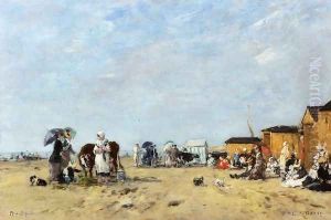 Berck, the Beach by Eugene Boudin