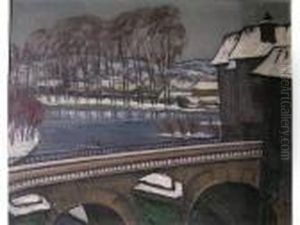 Paysage De Neige by Antoine Villard