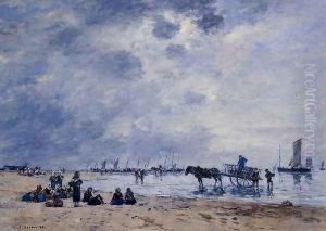 Berck, the Arrival of the Fishing Boats