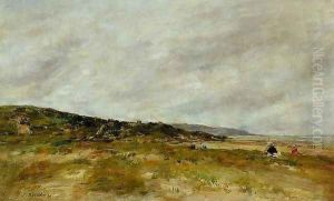 Deauville, the Dunes I by Eugene Boudin