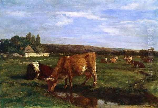 Pasture in the Touques Valley - view 1