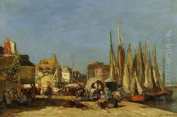 Honfleur, the Quarantine Dock and the Cattle Market - view 1