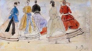 Crinolines by Eugene Boudin
