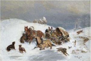 The Retreat Of The French From Russia