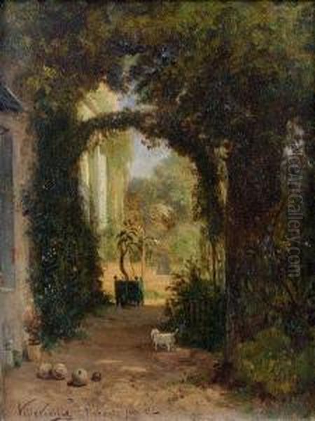 Une Allee Ombragee Devant Une Maison - view 1