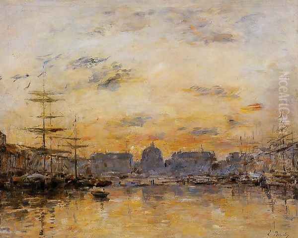 The Commerce Basin, Le Havre - view 1
