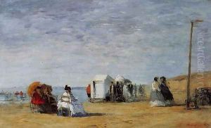 Beach Scene I by Eugene Boudin