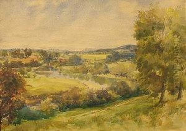 Landscape With Meandering River - view 1