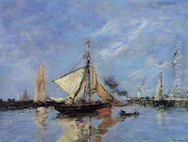 Trouville, the Jettys, High Tide III - view 1