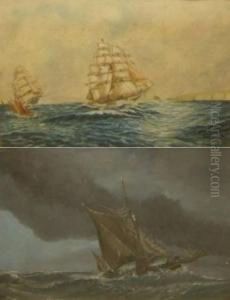 Stormy Seascape by Rene Vincent