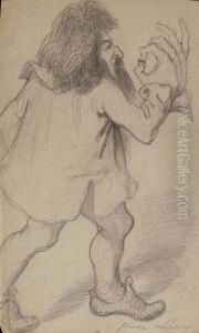 Caricature Of A Snuff-taker by A. Vincent