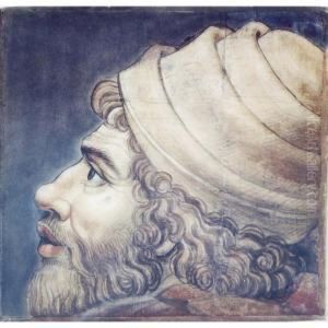 Head Of A Man: Fragment From A Cartoon