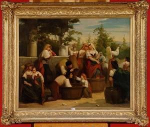 Les Vendanges by Frans Vinck