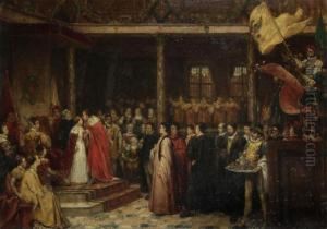 Swearing Of The Oath With Margareth Of Parma
