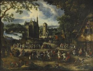 The Kermesse Of Saint George by David Vinckboons I