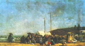 Beach at Trouville 2