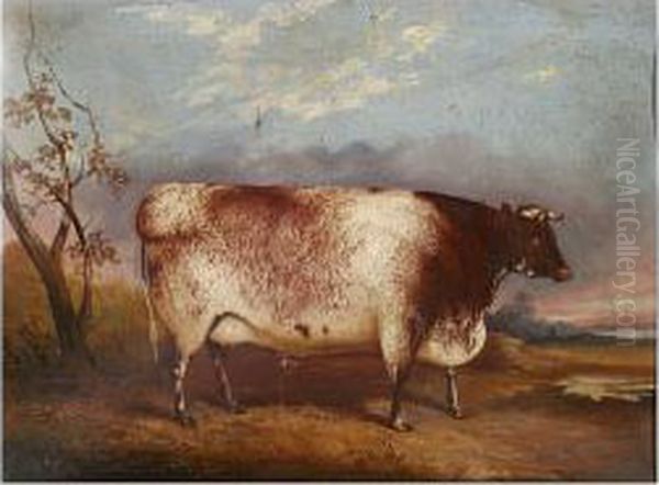 Bull Before A Landscape - view 1