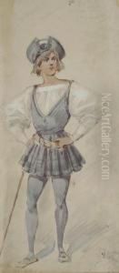 Figura In Costume by Francesco Vinea