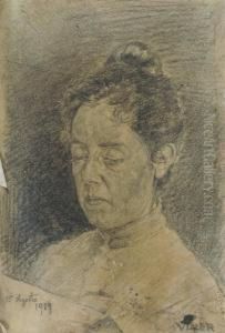 Ritratto Di Donna by Giuseppe Viner