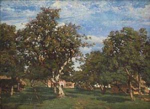 Oleo Sobre Madeira, Ass. Inf. Esq. by Henri Nicolas Vinet