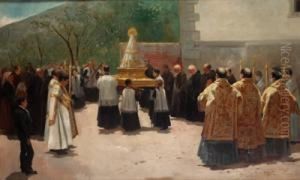 "procesion De La Virgen" by Salvador Viniegra Y Lasso