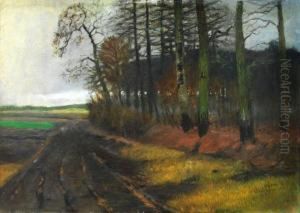 Feldweg Am Waldrand by Carl Vinnen