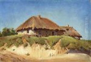 Izba In Summer by Sergey Arsenievich Vinogradov