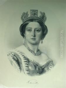 Queen Victoria; Prince Albert by John Alfred Vinter