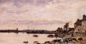 Breton Shoreline by Eugene Boudin