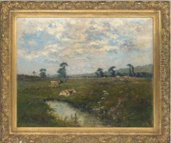 Cattle And Figures In A Landscape - view 1