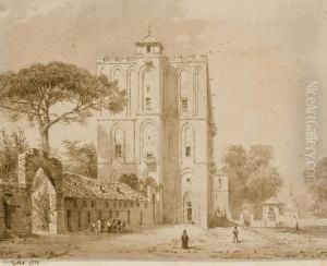 Le Palais De La Zisa A Palerme by Eugene Viollet-Le-Duc