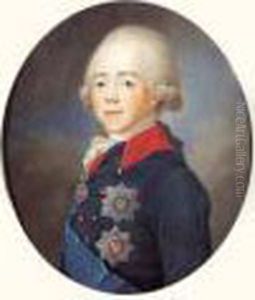 Portrait De Paul Ier by Henri Francois Viollier