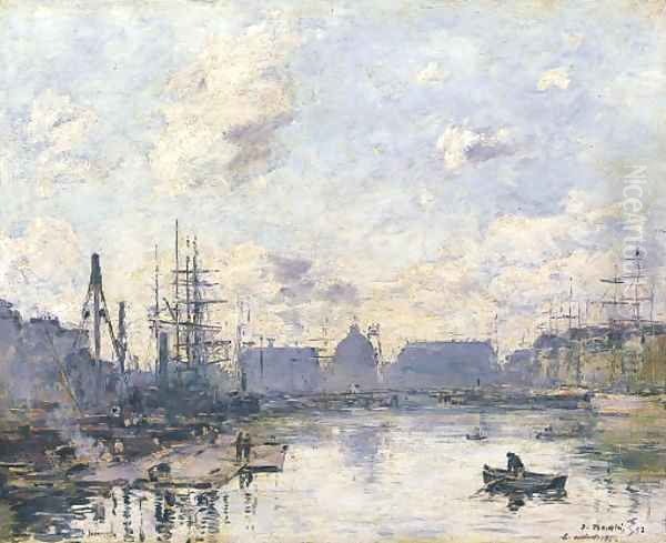 Le Havre, le bassin du commerce - view 1