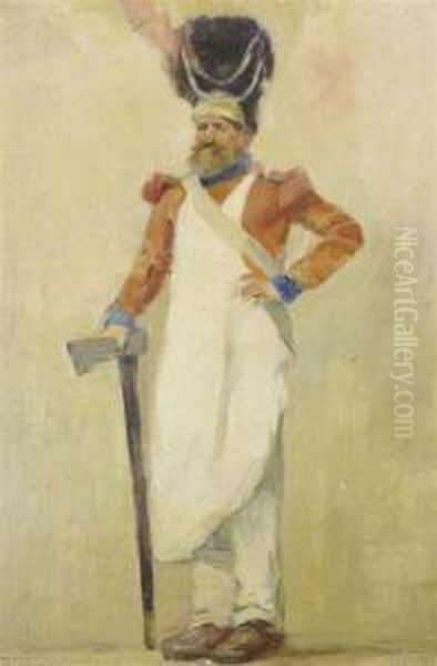 A Soldier With An Axe. - view 1