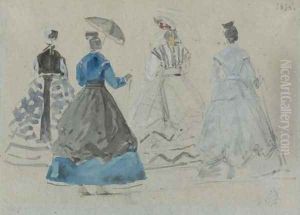 Quatre Femmes a la Plage