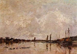 Near Faou by Eugene Boudin