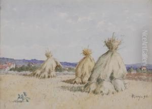 Les Meules by Paul Alphonse Viry