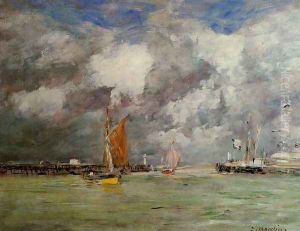 Trouville, the Jettys, High Tide II
