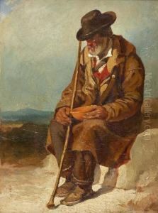 Homem Sentado by Luis De Miranda Pereira Henriques Visconde De Meneses