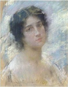 Volto Di Donna by Adolfo A. Ferraguti Visconti