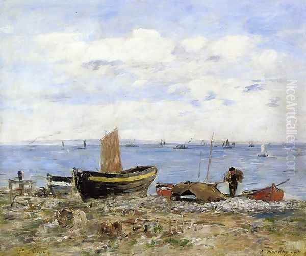Shore at Sainte-Adresse, Low Tide - view 1