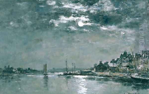 Moonlit Seascape - view 1