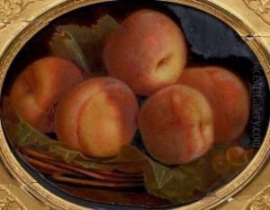 Nature Morte Aux Peches by Francois Xavier Vispre