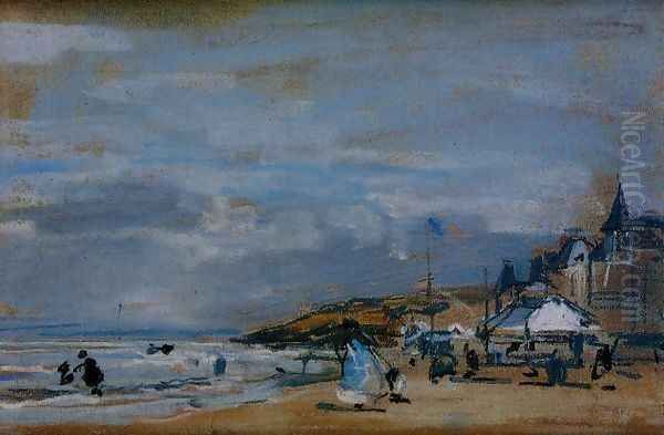 The Beach at Trouville II - view 1