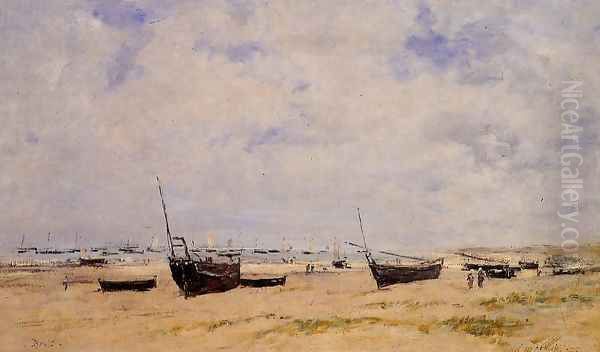 Berck, the Beach at Low Tide - view 1