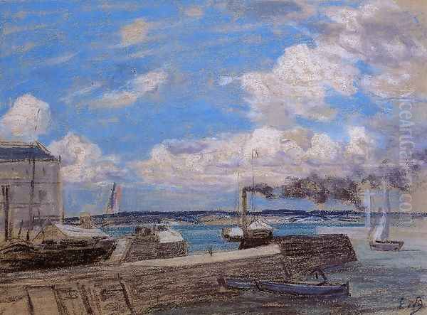 Honfleur, the Port Entrance - view 1