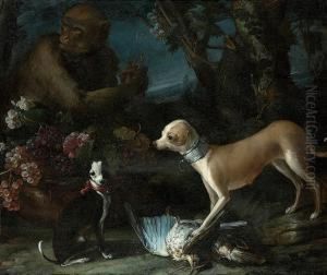Two Dogs by Candido Vitali