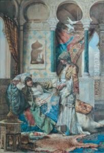 Deux Femmes Au Harem by E. Vitali